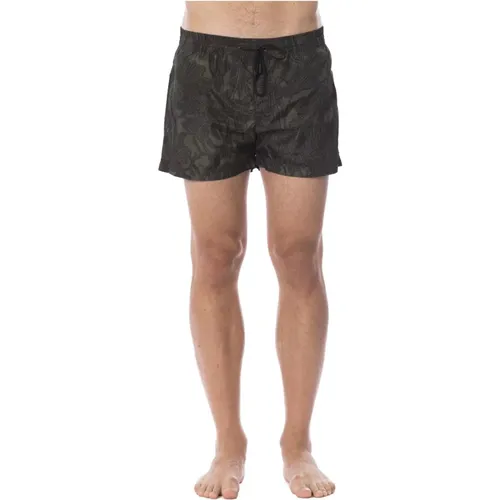 Sport Badehose Boxer Shorts mit Druck , Herren, Größe: 4XL - Roberto Cavalli - Modalova