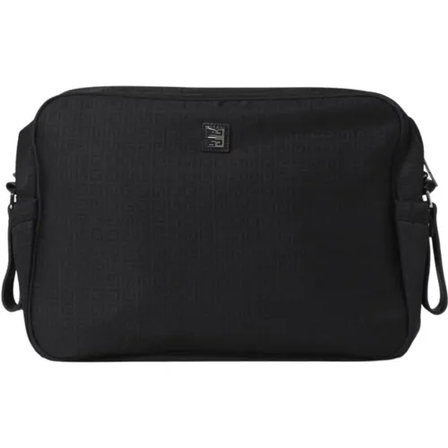 Messenger Bag with Logo Print , male, Sizes: ONE SIZE - Givenchy - Modalova