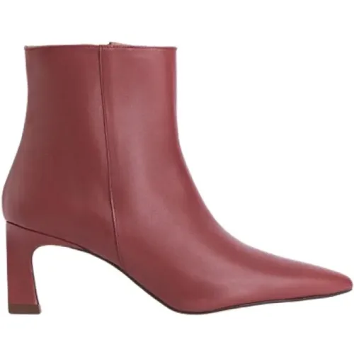 Elegant Mid-Heel Leather Boot , Damen, Größe: 41 EU - Malababa - Modalova