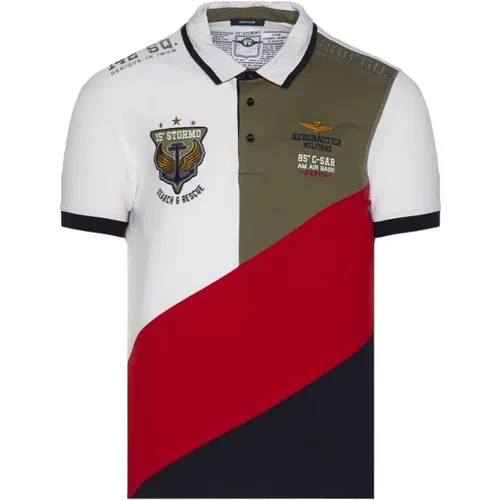 Short Sleeve Polo Shirt , male, Sizes: 2XL, M - aeronautica militare - Modalova