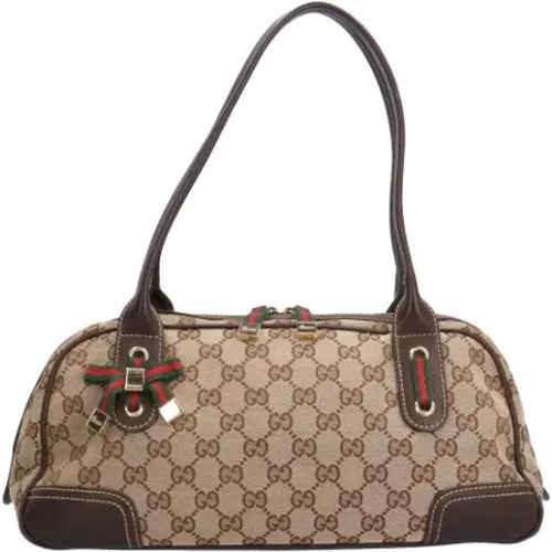 Pre-owned Canvas gucci-bags , female, Sizes: ONE SIZE - Gucci Vintage - Modalova