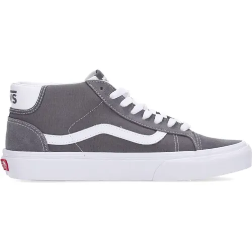 Mid Skool Sneaker Pewter/Weiß , Herren, Größe: 40 EU - Vans - Modalova