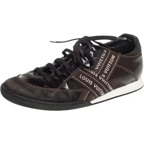 Pre-owned Leather sneakers , female, Sizes: 6 UK - Louis Vuitton Vintage - Modalova