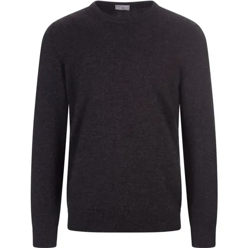 Sweaters Grey , male, Sizes: 3XL, 2XL, XL, 4XL, L, M - Fedeli - Modalova