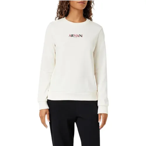 Classic Sweatshirt , female, Sizes: S - Armani Exchange - Modalova