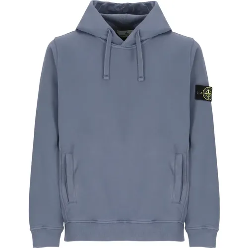 Bio-Baumwoll-Hoodie mit charakteristischem Kompass , Herren, Größe: XL - Stone Island - Modalova