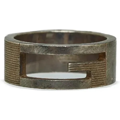 Pre-owned Metal rings , unisex, Sizes: ONE SIZE - Gucci Vintage - Modalova