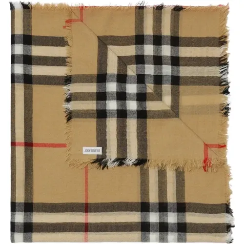 Vintage Check Pattern Scarf , unisex, Sizes: ONE SIZE - Burberry - Modalova