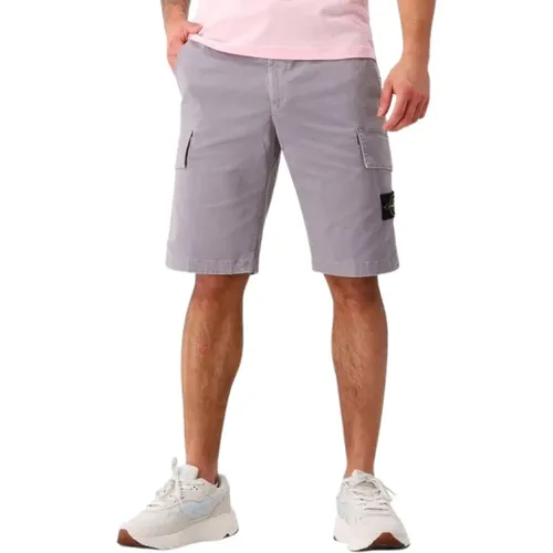 Slim Dust Bermuda Shorts - Stone Island - Modalova