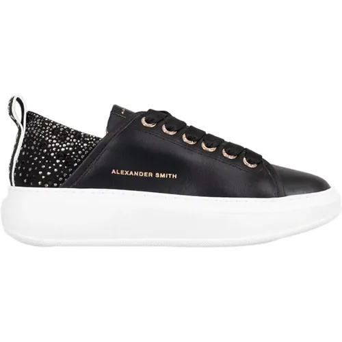 Wembley Sneakers mit Strass , Damen, Größe: 37 EU - Alexander Smith - Modalova