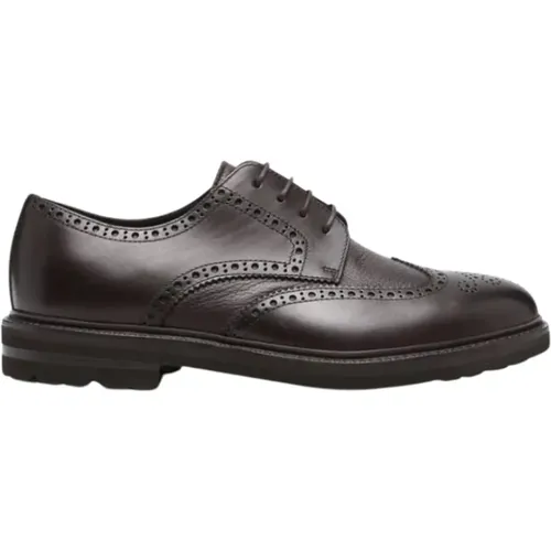 English Brogue Lace-up Shoe , male, Sizes: 7 UK, 8 UK - Henderson Baracco - Modalova