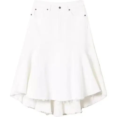 Asymmetric Bull Skirt , female, Sizes: S, M, XS - Twinset - Modalova