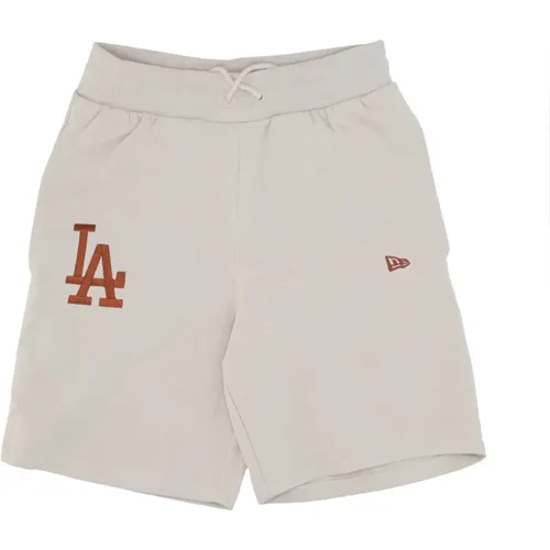 Dodgers Baseball Team Shorts Stone Brown , male, Sizes: M - new era - Modalova