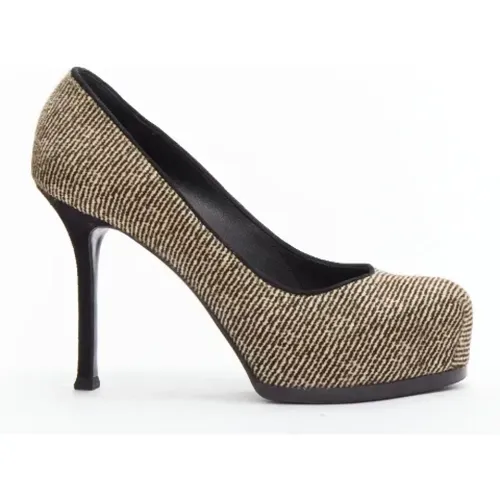 Pre-owned Wolle heels - Yves Saint Laurent Vintage - Modalova