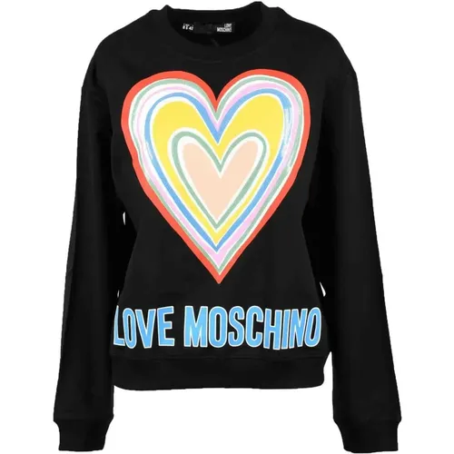 Cozy Sweatshirt for Women , female, Sizes: S, M, XS, 2XS - Love Moschino - Modalova