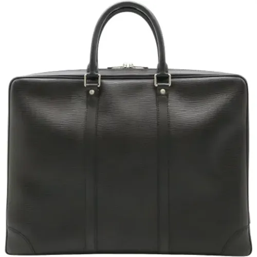 Pre-owned Leather briefcases , male, Sizes: ONE SIZE - Louis Vuitton Vintage - Modalova