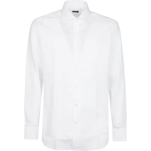 Bianco Neck Shirt , male, Sizes: 2XL, M, XL, 3XL, 4XL, L - Barba Napoli - Modalova