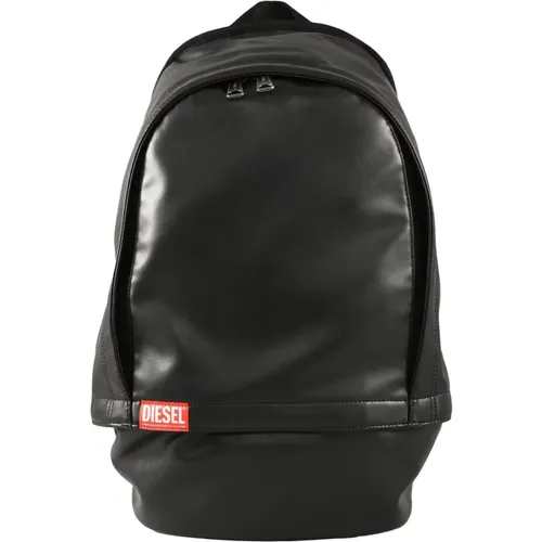 Stylish Backpack with Polyurethane and Polyester , male, Sizes: ONE SIZE - Diesel - Modalova