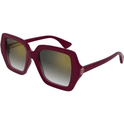 Ct0507S 003 Sunglasses , female, Sizes: 54 MM - Cartier - Modalova