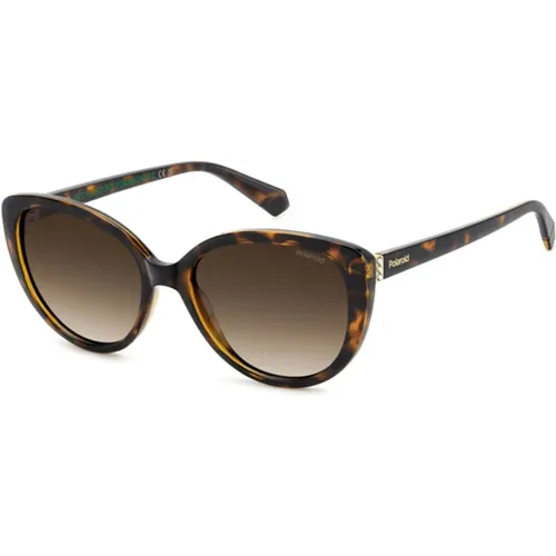 Dunkel Havana Sonnenbrille Braun Getönt - Polaroid - Modalova