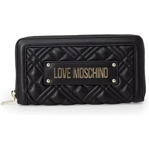 Quilted Wallet Spring/Summer Collection , female, Sizes: ONE SIZE - Love Moschino - Modalova