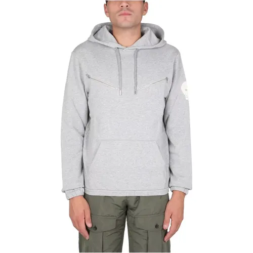 Sweatshirt mit gestickten Schädel , Herren, Größe: L - alexander mcqueen - Modalova