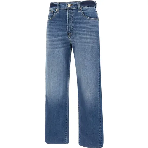 Heritage Denim Jeans Lightning Straight Fit , female, Sizes: W31, W29, W28, W30, W27 - 7 For All Mankind - Modalova