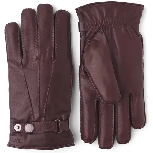 Italian Lambskin Winter Gloves , male, Sizes: 9 1/2 IN, 8 1/2 IN, 10 IN, 9 IN, 10 1/2 IN - Hestra - Modalova