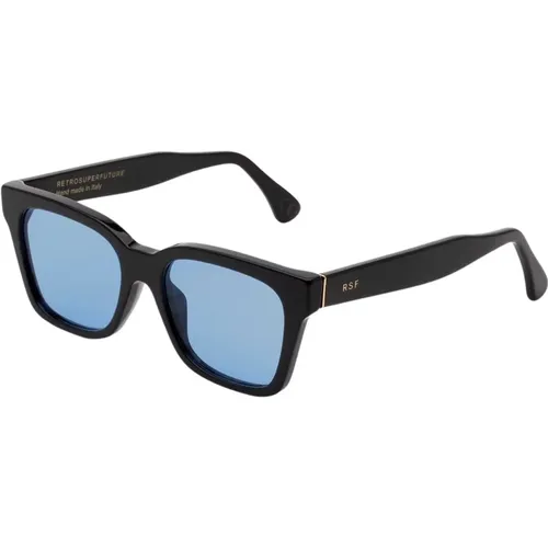 Vintage Style Sunglasses America Azure , unisex, Sizes: 52 MM - Retrosuperfuture - Modalova
