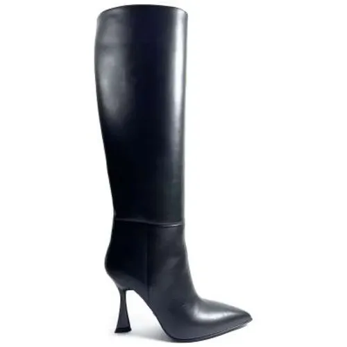Leather Boot with Leather Sole , female, Sizes: 4 UK, 5 UK, 6 UK - Sergio Levantesi - Modalova