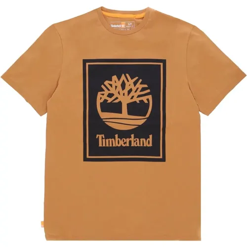 Logo Tee Short Sleeve T-Shirt , male, Sizes: L, M, XL, S - Timberland - Modalova