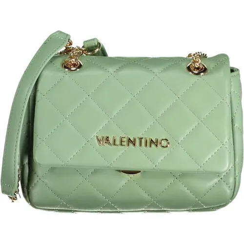 Grüne Polyethylen-Handtasche mit Kettenriemen - Valentino by Mario Valentino - Modalova