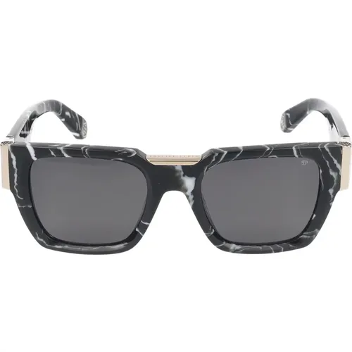 Stylische Sonnenbrille Spp095M , Herren, Größe: 52 MM - Philipp Plein - Modalova