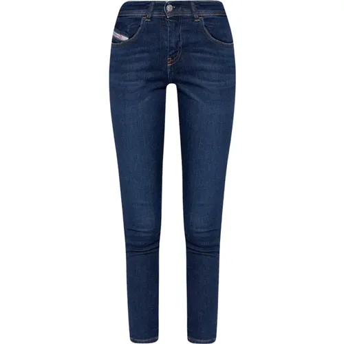 Röhrenjeans , Damen, Größe: W24 L32 - Diesel - Modalova