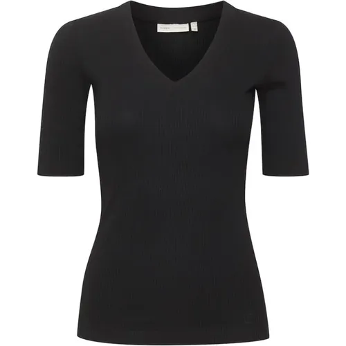 Eng anliegendes T-Shirt mit 3/4 Arm , Damen, Größe: XL - InWear - Modalova