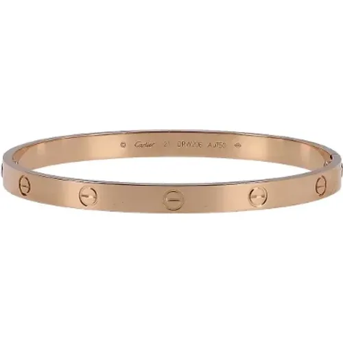 Pre-owned Metal bracelets , female, Sizes: ONE SIZE - Cartier Vintage - Modalova