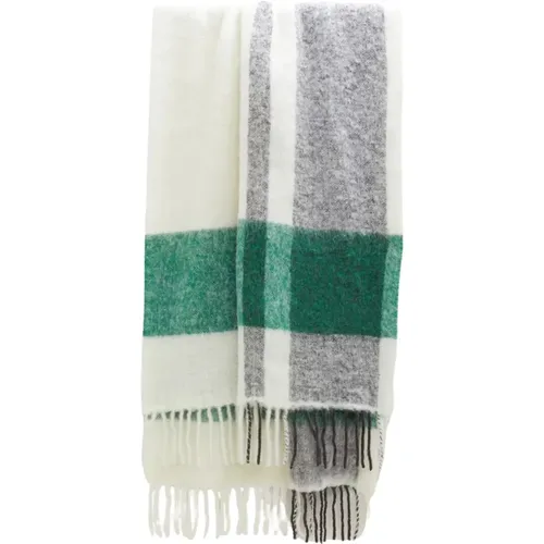 Soft Alpaca Scarf with Fringe , female, Sizes: ONE SIZE - dorothee schumacher - Modalova