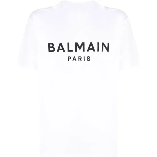 Logo T-Shirt , male, Sizes: L, 2XL, M, 3XL, XL, S - Balmain - Modalova