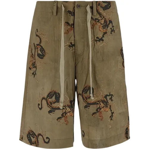 Bermuda Shorts aus Baumwolle , Herren, Größe: L - UMA Wang - Modalova