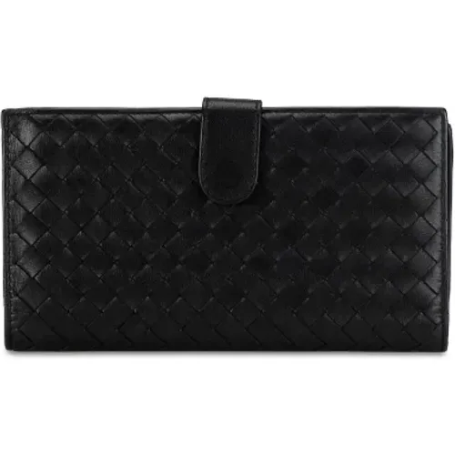 Pre-owned Leather wallets , female, Sizes: ONE SIZE - Bottega Veneta Vintage - Modalova