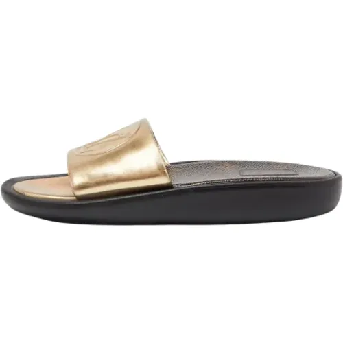 Pre-owned Leather flats , female, Sizes: 3 UK - Louis Vuitton Vintage - Modalova