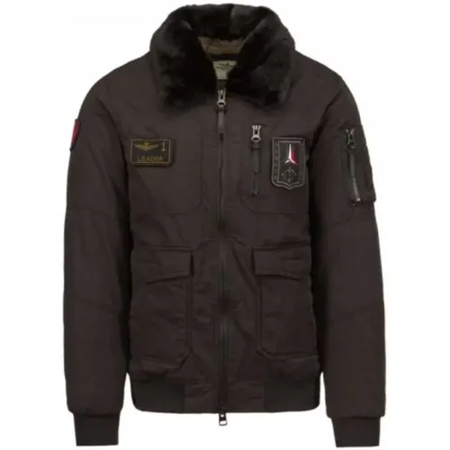 Militär Pilotenjacke , Herren, Größe: M - aeronautica militare - Modalova