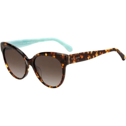 Braune Acetat Sonnenbrille für Frauen - Kate Spade - Modalova