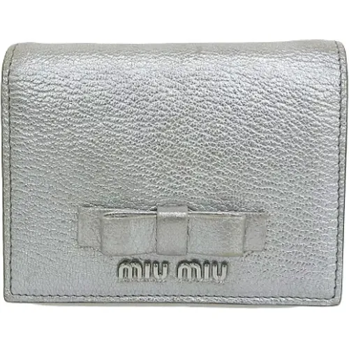 Pre-owned Leder portemonnaies - Miu Miu Pre-owned - Modalova