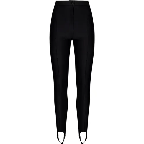 Schwarze Hose mit Steigbügeln Aw24 , Damen, Größe: S - pinko - Modalova