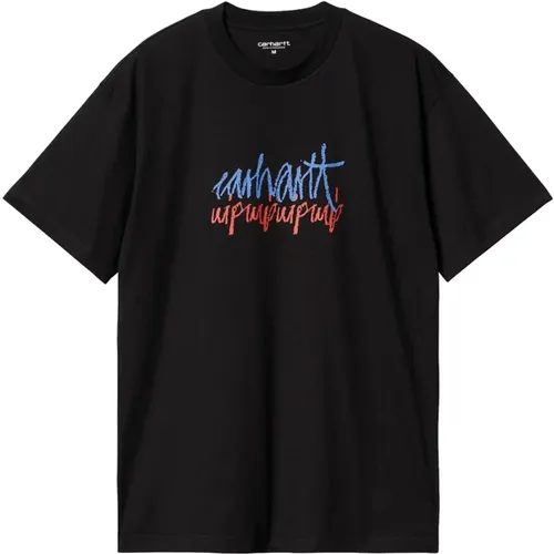 Kurzarm T-Shirt , Herren, Größe: S - Carhartt WIP - Modalova