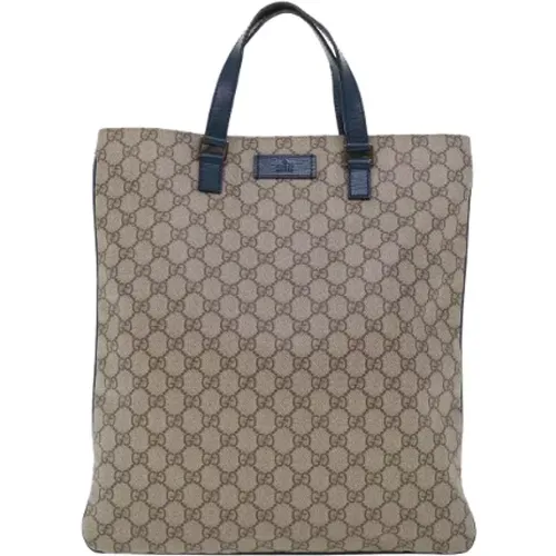 Canvas Tote Bag , female, Sizes: ONE SIZE - Gucci Vintage - Modalova