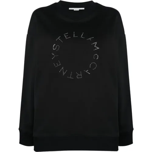 Glam Logo Sweatshirt , female, Sizes: M, S - Stella Mccartney - Modalova