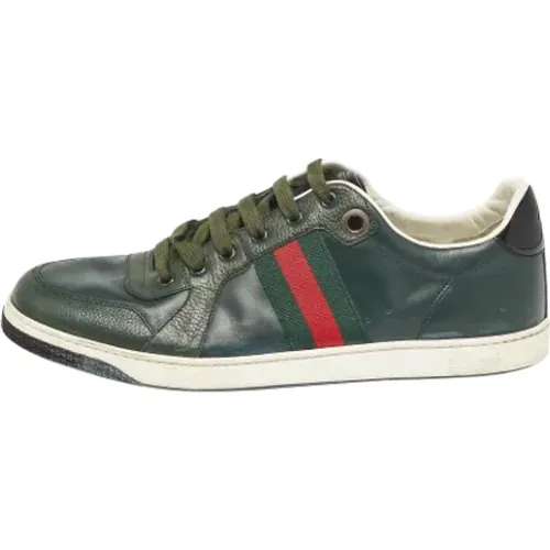 Pre-owned Leder sneakers - Gucci Vintage - Modalova