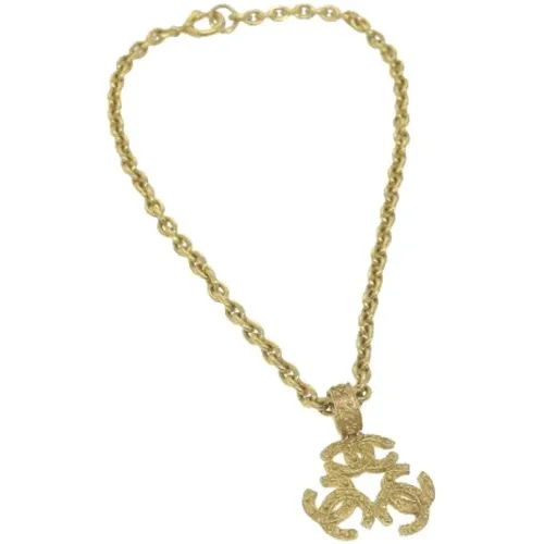 Pre-owned Metal necklaces , female, Sizes: ONE SIZE - Chanel Vintage - Modalova